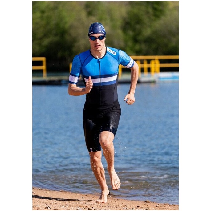 2026 HUUB Männer Tri Band Pro Tri Suit TRIBPTSBN - Blue / Navy
